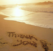 Photo of message written in the sand on a beach to illustrate God's pecific, organized, planned messages in DNA, pointing to his existence.